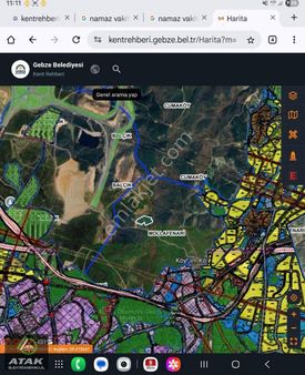 Gebze Mollafenaride Proje Önü Yola Cephe Mükemmel Yer