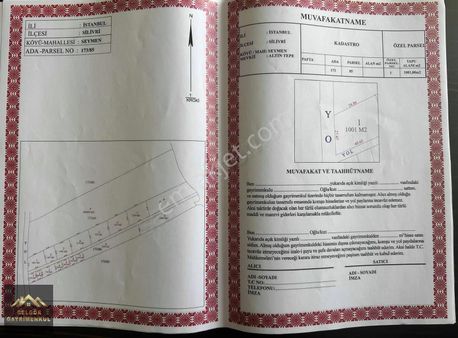 Silivri Seymen 1.000m2 İmar Sınırı Tel İle Çevrili Satılık Tarla