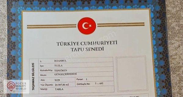 Tepeören'de 415 M2 Hisseli Konut İmarlı Satılık Arsa