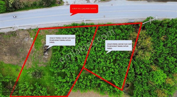 Esen Emlak Sakarya Hendek Çağlayan Ana Cadde Cepeli %90 3 Kat Ticari Konut İmarlı Parsel