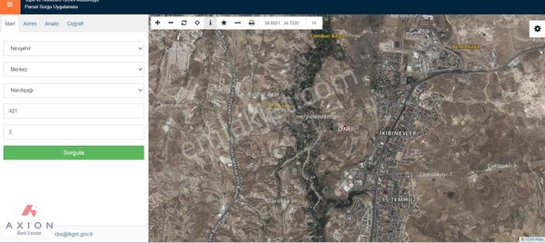 Nevşehir Sulusaray Yolu Üstü Satılık Bağ