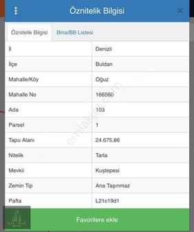 Joy/max Gayrimenkul Den Tarla