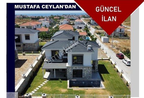 Seferihisar Akarcada 430m2 Arsa İçinde 4+1 Müstakil Villa /// Zemin Katta Yatak Odası Var
