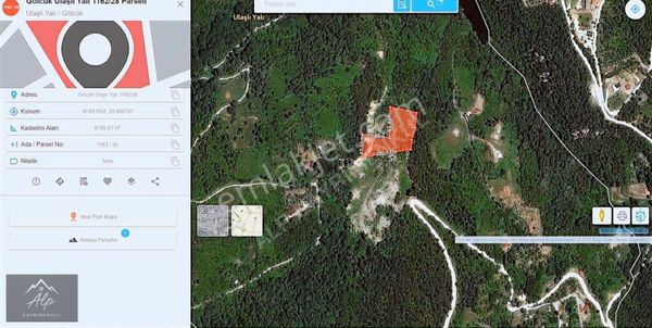 Ulaşlı Yalı Mahallesinde Satılık Aciliyetli Tarla