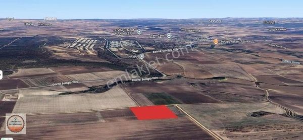 Edirne Süloğlu Tek Tapu 9620 M2 Tarla
