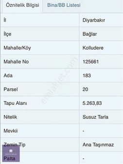 Tokilere Yakın Müstakil Arsa