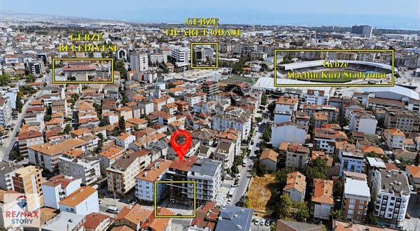 Gebze Merkezde Cadde Üzeri Kiralık 450m² Cephe Avntajlı Dükkan