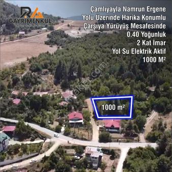 Ra Gayrimenkul Çamlıyayla Ergene Yolu Üzeri Satılık Villa İmarlı Arsa