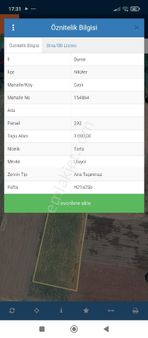 Bursa Nilüfer Çaylı Mahallesi Satılık 3.000 Mt2 Tarla