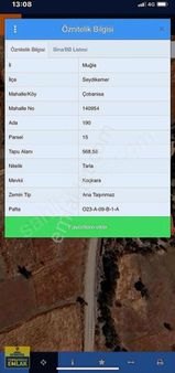 Muğla Seydikemer Çobanisa Köyünde 567.metrekare Ev Yatağı.