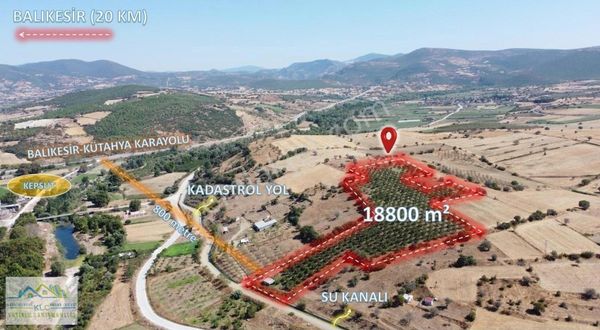 Klc'den Balıkesir Kepsut Kasapzade De Satılık 18.800 M2 Cevizlik