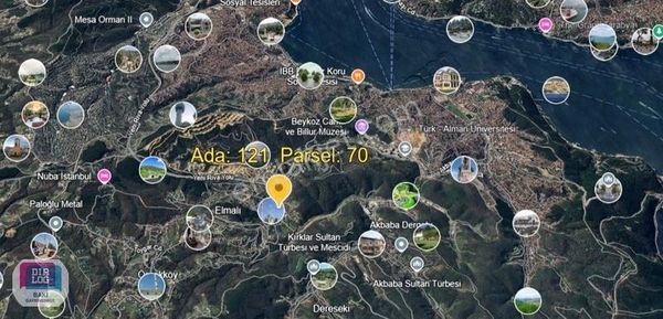 Elmalı | 657 M2 2 Kat Konut İmarlı Müstakil Parsel