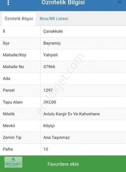 Çanakkale Bayramiç Kaz Dağlarının Eteğinde Fırsat Satılık Köyevi