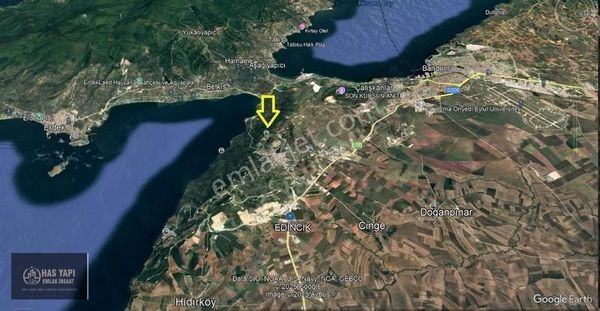 Balıkesir Bandırma Edincik'te Yerleşim Dibi Deniz Manzaralı