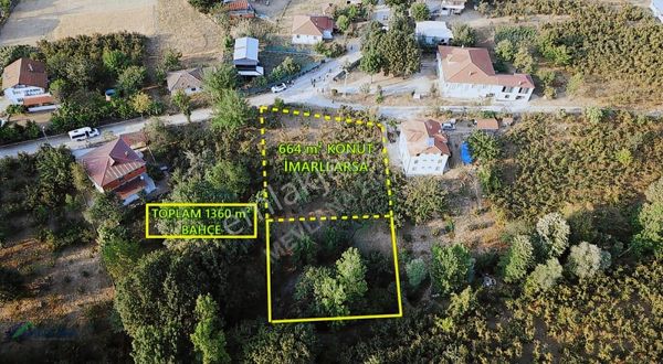 Mevlana Emlaktan Kuzuluk'ta 646 M² İmarlı Toplamda 1360 M² Bahçe