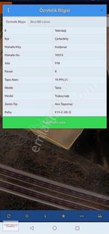 11 Dönüm Avrupa Otoban Cephe Çerkezköy Kızılpınar Da Arsa