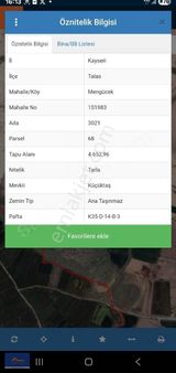 Mazaka Cıty Den Talas Mengücek Te Yatırım Fırsatı Arsa