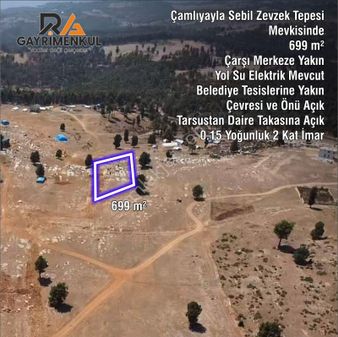 Ra Gayrimenkul Çamlıyayla Zevzek Tepesi Satılık Arsa