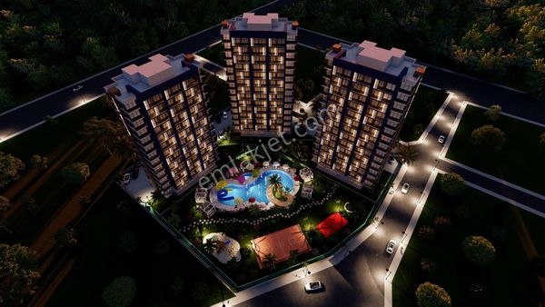 Aslan'dan Tece De Aqua Parklı Site İçi Sıfır 1+1 Satılık Daire