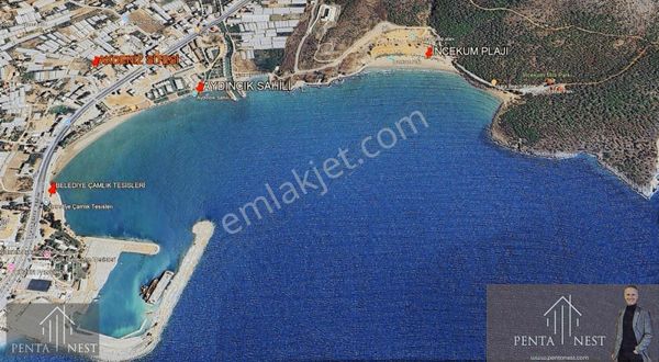 Mersin Aydıncıkta Denize Yakın, Teraslı, 3 Cepheli Dublex Villa