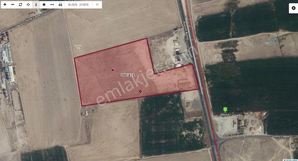 Aksaray Adana Yolu Org. San. Bölg. 69.129m2 Tek Tapu Tarla