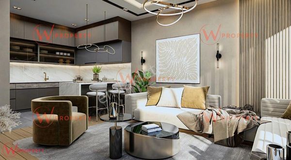 W Property'den Çiftlikköy'de Geniş Sosyal Alanlı Satılık 2+1