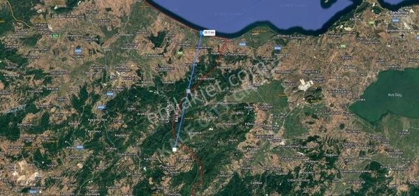 Çanakkale Yenice Taban Köyde Satılık 6000m2 Tarla