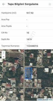 Star Emlak'tan Belen İlçesi Sarımazı Mahallesinde Satlık Arsa