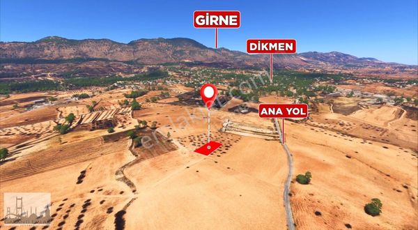 Kıbrıs Girne Dikmende Yola Yakın Yatırımlık Arsa 8300 M2