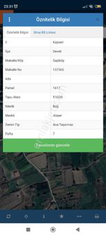 Kaçmaz Emlaktan Develi Gazikoyde Uygun Bahce