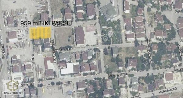 Atalar Mahallesinde Satılık 2 Parsel Toplam 959m2