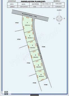 Gelibolu / Şadıllı Köyünde 632m² Yatırımlık Arsa!