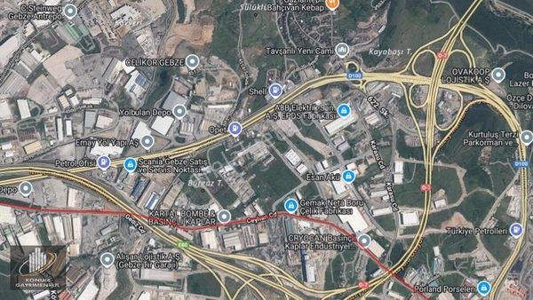 Gebze'de 9.000 M2 Diğer Tarım Depolama Satılık Arsa