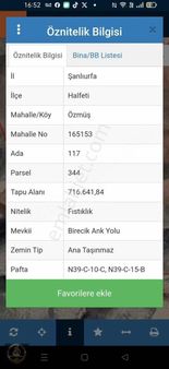 Şanlıurfa Halfeti Yoluna Sıfır 716 Dönüm