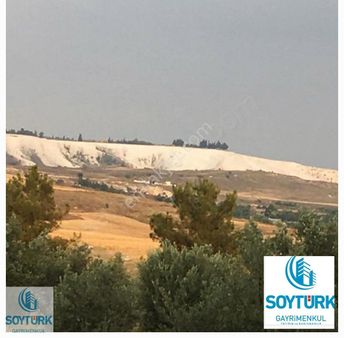 Soytürk'den Pamukkale Akköy De Harika Traverten Manzaralı Arazi