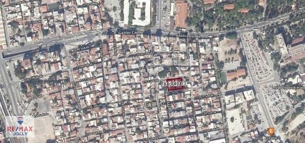 Konak Gaziler Caddesi 8404 Ada 2 - 3 Parsel Satılık Arsa 587m²
