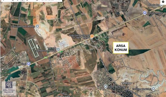 Temelli'de 5 Kat İzinli 0.75 Emsal 2776 M2 Satılık Müstakil Arsa