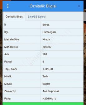 Hd'den Uludağ Kırazlı'da Satılık Tarla