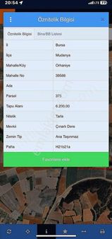 Mudanya Orhanıye Köyü Yatırımlık Arazi