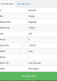Dayı Yegen Emlaktan Satılık Parsel
