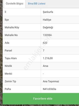 🏡dayı Yegen Emlaktan Satılık Parsel Haliliye Dageteginde