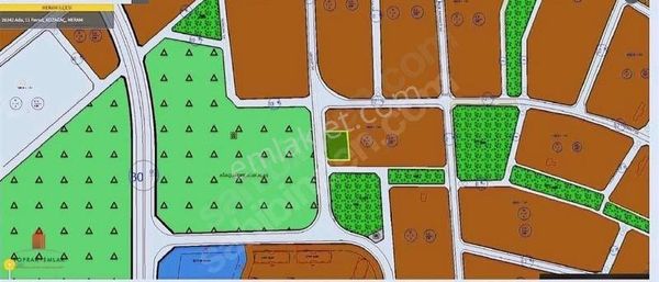 Kozağaçta Köşe 1153m2 Arsada Satılık Kurulu Bahçe