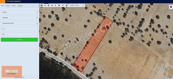 Enes Acur'dan Karaömerler De 2.700 M2 Ve 3.190 M2 Bağ