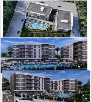 Aclass'dan Kuşadası'nda Satılık-7/24güvenlik-havuz-bahçe-otopark-lüx-1+1/2+1 Fırsat Daireler