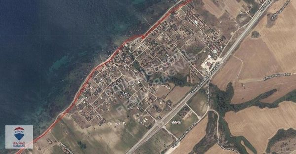 Koruköy' De Denize 600 Metre Terkleri Yapılmış, Yolu Olan Arsa