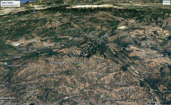 Bursa Buyukorhan Hacıahmetler Köyünde 3.960 M2 Satılık Tarla