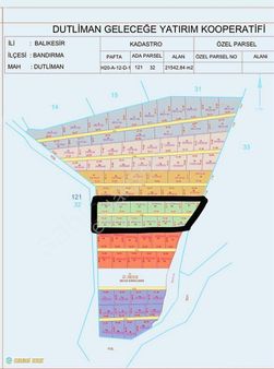 Dutliman Geleceğe Yatırım Kooperatifi Deniz Manzaralı Araziler