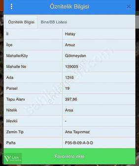 Satılık Arsa 807m2 İmarlı Ticari/dört Kat/%35