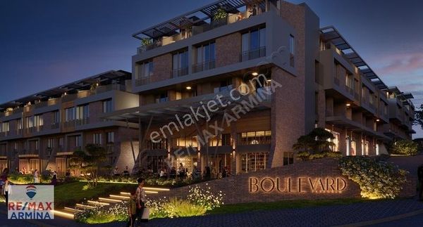 Re/max Arminadan Boulevard Projesi'nde Satılık 1+1 Bahçe Dubleks