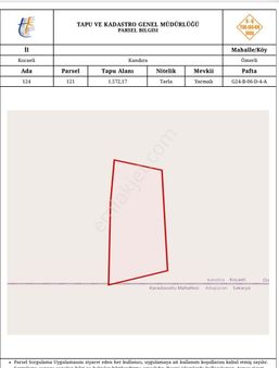 Kandıra Ömerli Mahallesinde Tarla